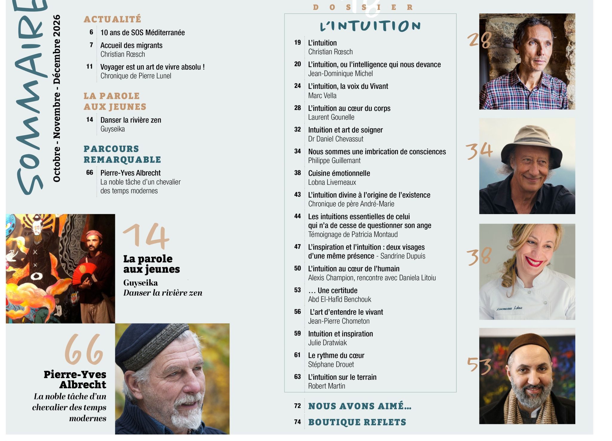 Sommaire Revue Reflets n° 61